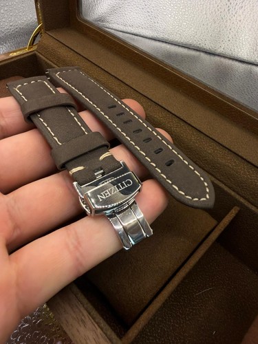 Citizen genuine brown - citizen, leather