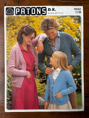 Patons 1692 knitting pattern