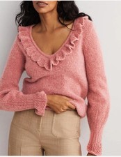 Boden Dusty Red Wool Blend