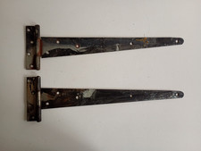Pair of Vintage Metal T Hinges - 16"