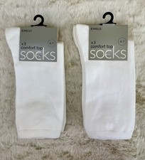 6 pairs x JOHN LEWIS WHITE