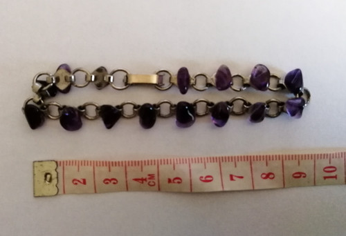Vintage amethyst bracelet 15 - vintage,