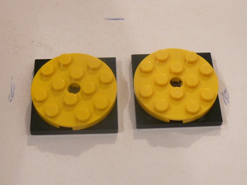 Lego yellow turnstiles set - yellow,