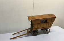 Vintage Wooden Romany Gypsy Caravan Vardo Model