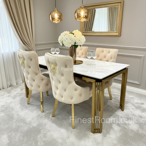 White sorrento dining table - sorrento,