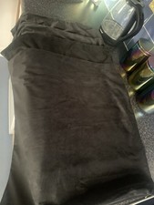 4 black Velvet Feel Cushion Covers 22 x 22"