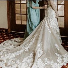 Ivory Lace Sleeveless Illusion