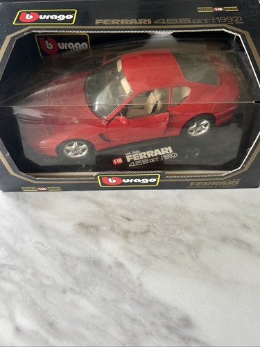 Burago ferrari 456gt red model - 456gt,