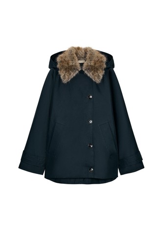 Zara faux fur - zara, collar