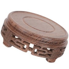  Plant Pot Stand Wooden Flower Pot Tall Stand Desktop Oriental Style Tea Set