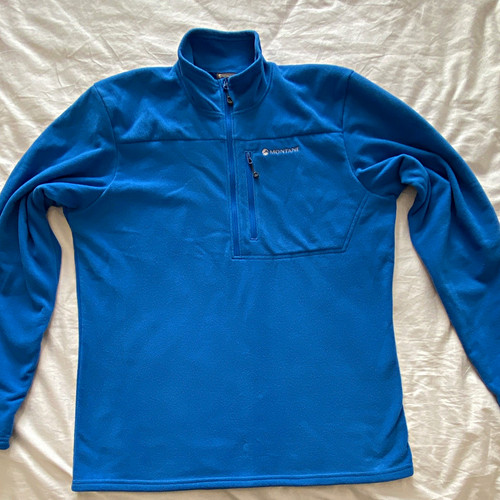 Montane mens blue - blue, zip