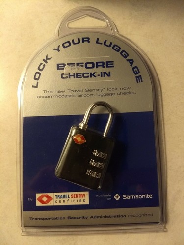 Travel sentry samsonite 3 - sentry,,