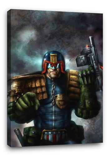 Judge dredd bb1 canvas - bb1, wall