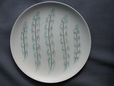 Poole freeform pottery feather drift salad / dessert plate Alfred Read c 1955-59