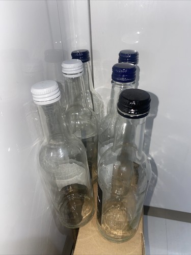 Small glass empty bottles - 6,
