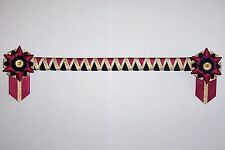 BURGUNDY NAVY AND GOLD -