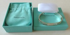 TIFFANY & Co.1837 Sterling Silver Pierced Open Cuff Bracelet-Excellent Condition