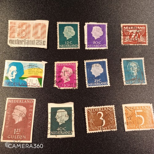 Vintage netherlands stamps lot - stamps,