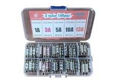 Box of 100 Assorted Plug Fuses