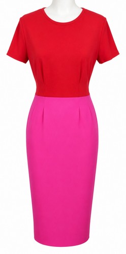 New boohoo colour block sheath - colour,