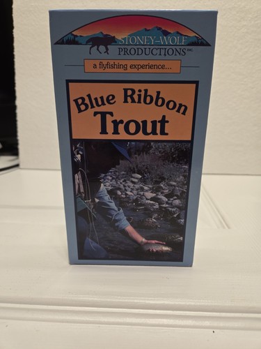 Blue ribbon trout - blue, trout: