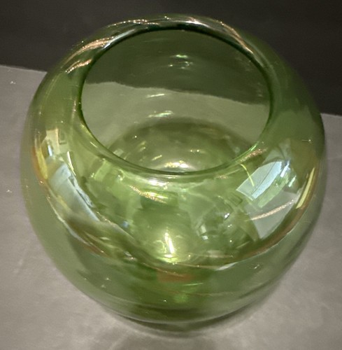 Hand blown art glass glittery - glass,