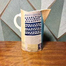 Unique Studio Pottery Katie Almond Jug Abstract Cream Jug