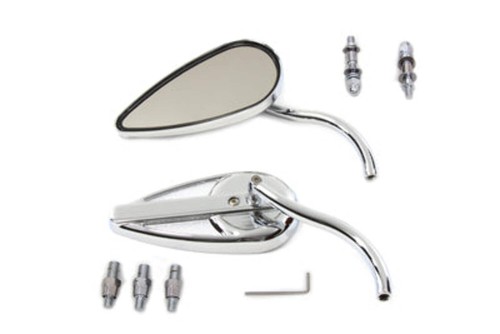 Tear drop mirror set with - tear,