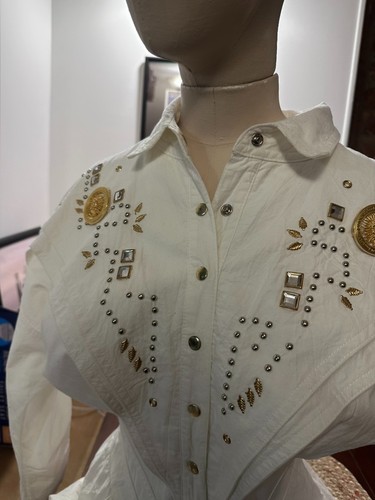 Vintage white bejeweled - vintage,