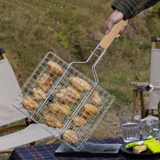 BBQ Net Grill Basket Rack