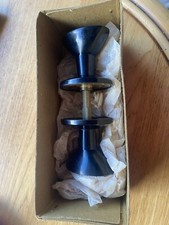 Vintage Dead stock 1960s Door Knobs Handles Black 