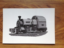 Train Postcard Moel Tryfan Slate & Slab Co Tryfan Saddle Tank  . Free UK Postage