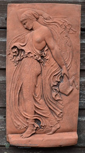 Greek wall plaque female - wall,