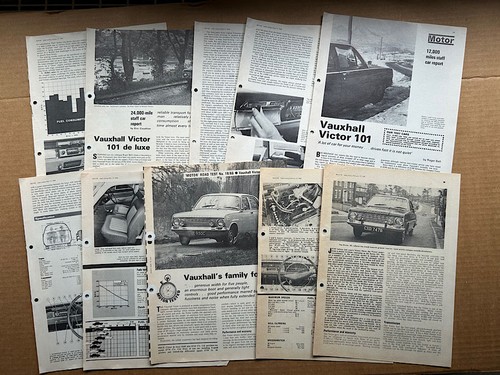 Vauxhall victor 101 motor - 101, (fc)