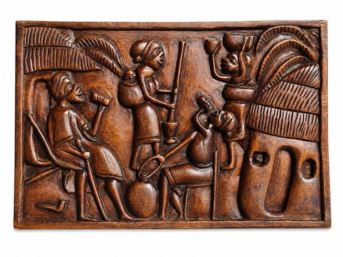 Vintage african wooden ethnic - wooden,