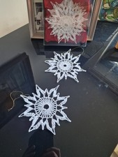 6 Christmas Crochet Snowflakes