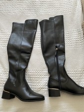ZARA Size 39 long black boots