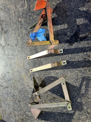 Rock and roll bed hinges - and,