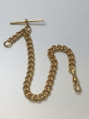 Gold plated albert pocket - gold,