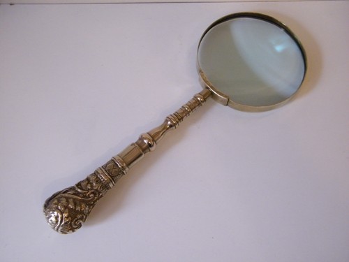Antique large ornate brass - ornate,