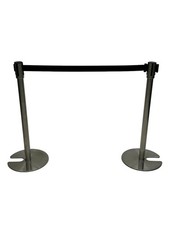 Stainless Steel Stretch Barriers, Queue Systems, Ex Hire Barrier Posts