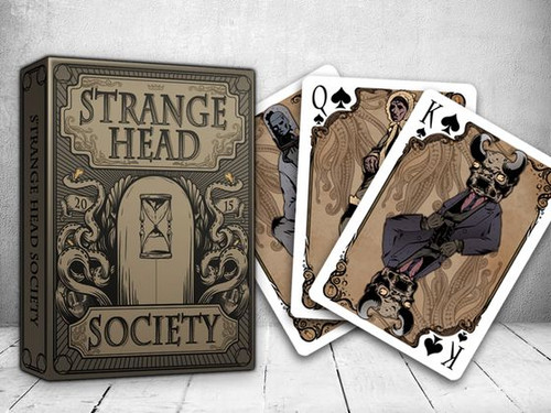 Strange head society playing - strange,