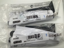 Set of 2 - Ikea SULTAN Support Leg for ESPEVAR Mattress Base, Steel, Black New