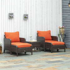 2 Seater PE Rattan Garden