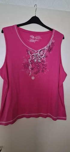 Bonmarche bright pink vest - bright,