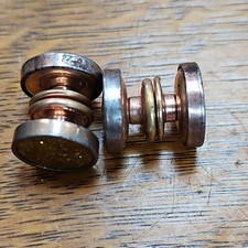 Vintage Snap Link yellow Cufflinks