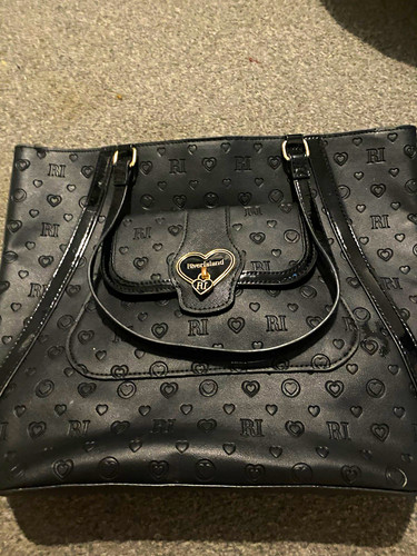 River island black - black, embossed