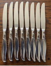 8 Vintage Silver Plate Dinner