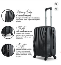 55x38x22cm 4 Wheel Suitcase