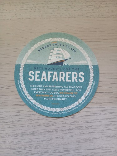 George gale seafarers beer mat - george,